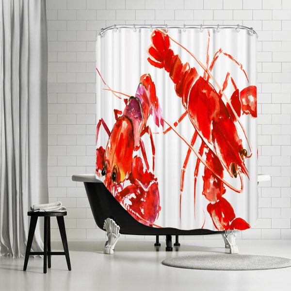 Americanflat Boston Lobsters Single Shower Curtain Wayfair